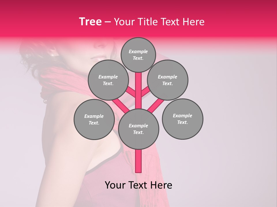 Person Female Bright PowerPoint Template