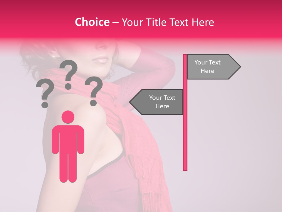 Person Female Bright PowerPoint Template