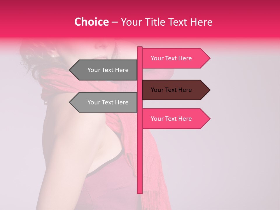 Person Female Bright PowerPoint Template