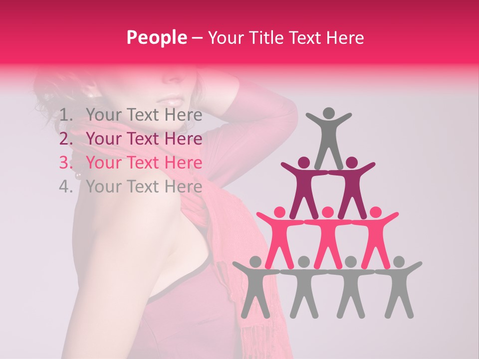 Person Female Bright PowerPoint Template