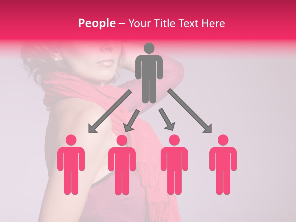 Person Female Bright PowerPoint Template