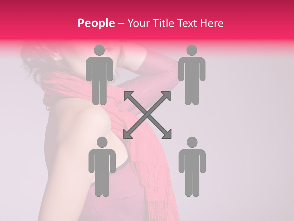 Person Female Bright PowerPoint Template