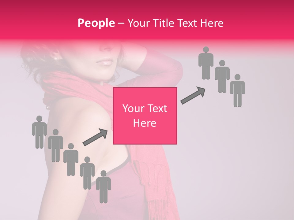 Person Female Bright PowerPoint Template