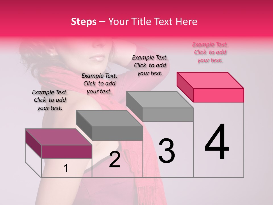 Person Female Bright PowerPoint Template