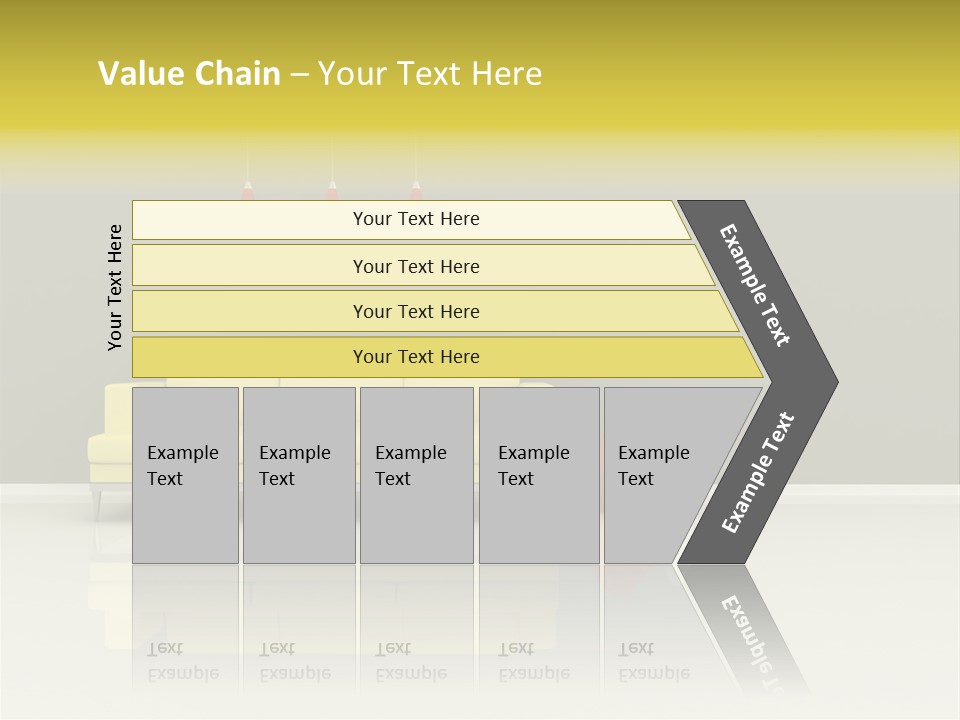 Wall Sofa PowerPoint Template