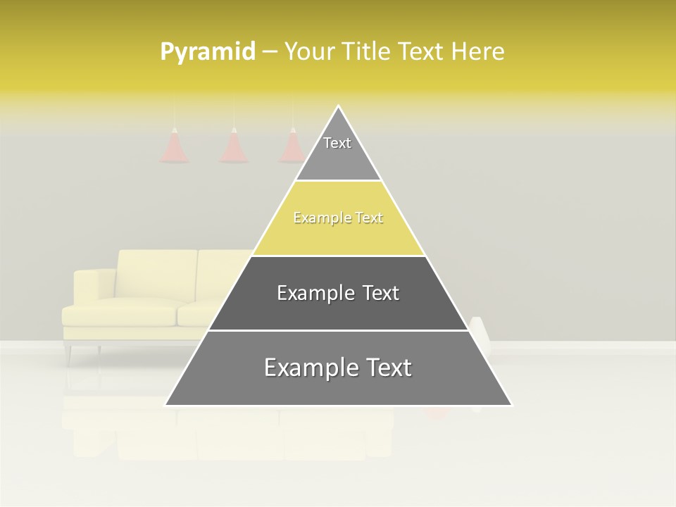Wall Sofa PowerPoint Template