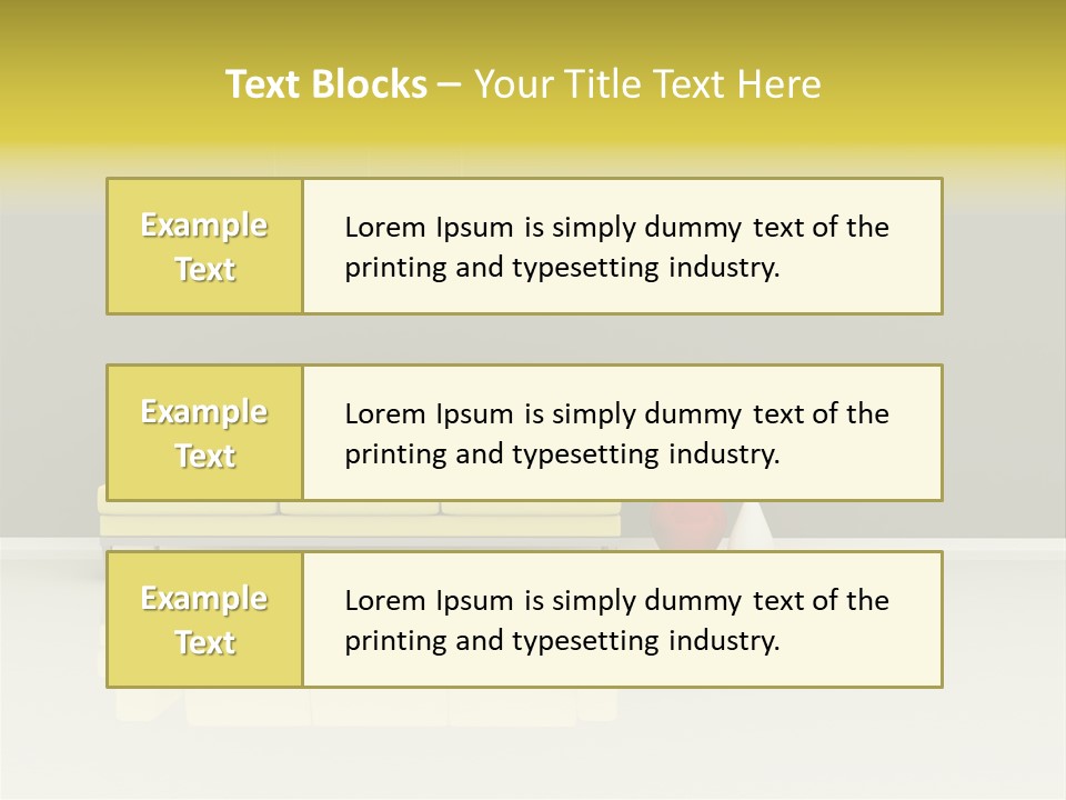 Wall Sofa PowerPoint Template