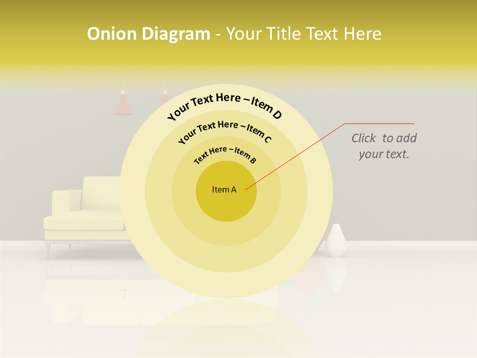 Wall Sofa PowerPoint Template