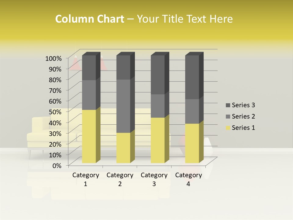 Wall Sofa PowerPoint Template