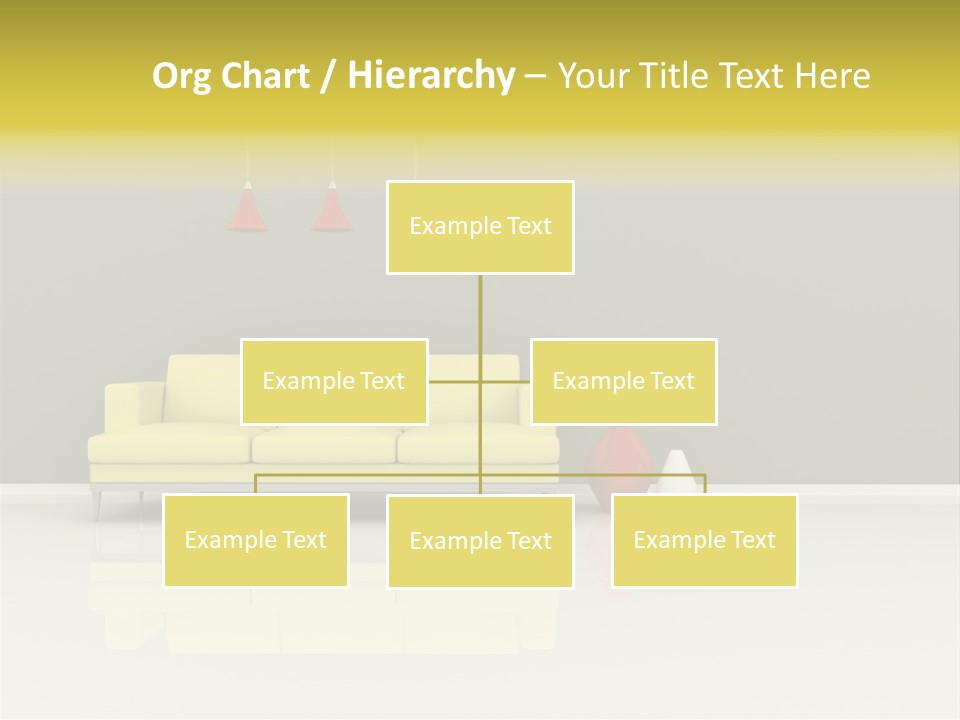 Wall Sofa PowerPoint Template