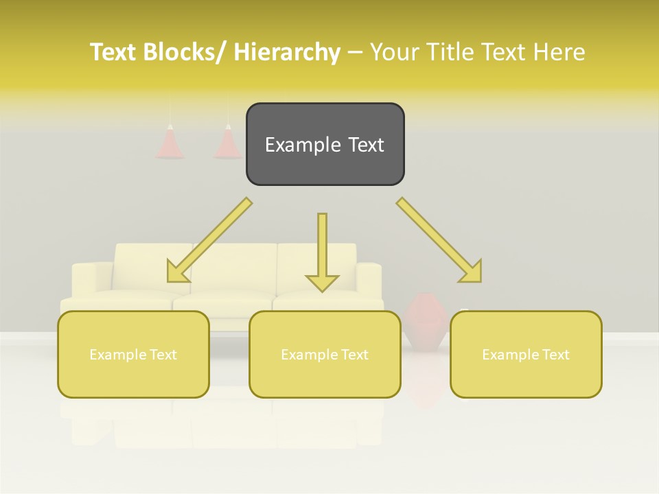 Wall Sofa PowerPoint Template