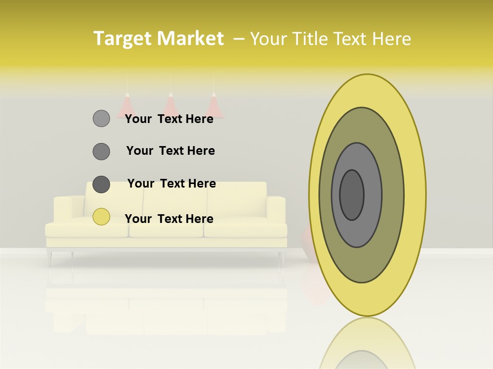 Wall Sofa PowerPoint Template