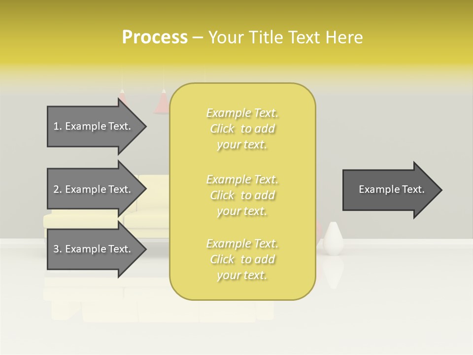 Wall Sofa PowerPoint Template