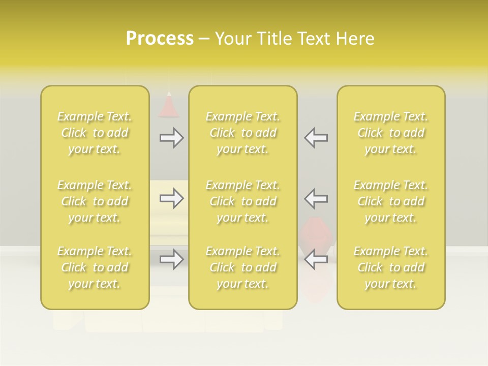Wall Sofa PowerPoint Template