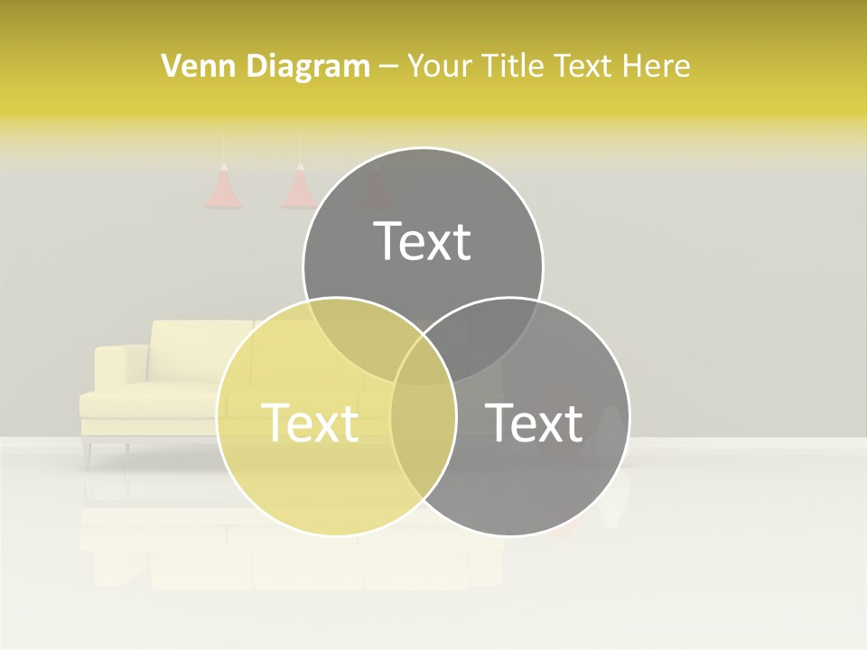 Wall Sofa PowerPoint Template