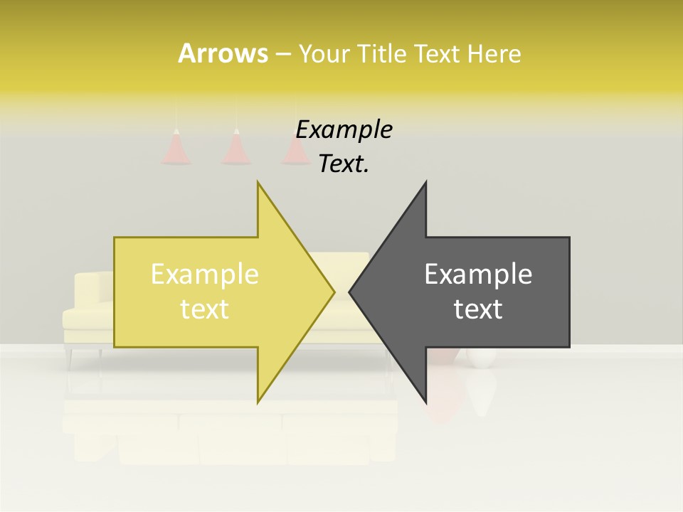 Wall Sofa PowerPoint Template