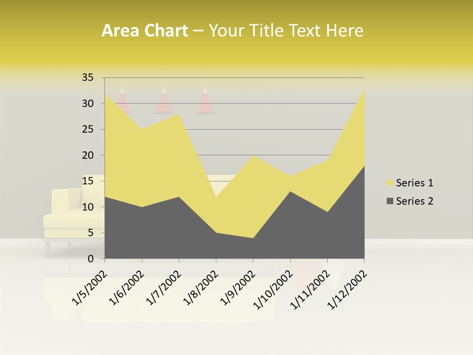 Wall Sofa PowerPoint Template