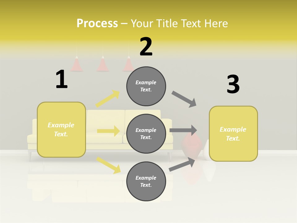 Wall Sofa PowerPoint Template