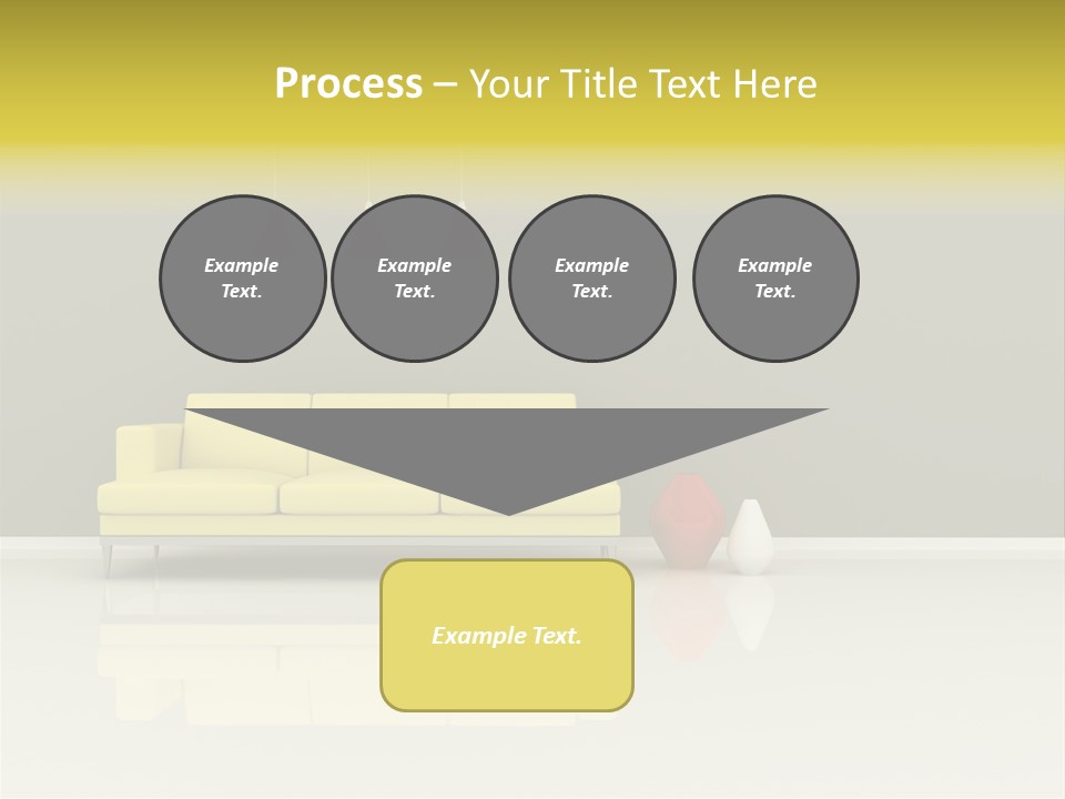 Wall Sofa PowerPoint Template