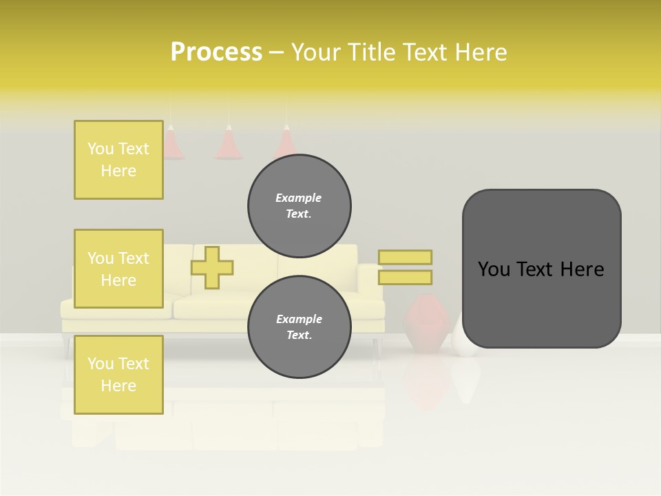 Wall Sofa PowerPoint Template