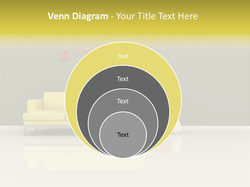 Wall Sofa PowerPoint Template