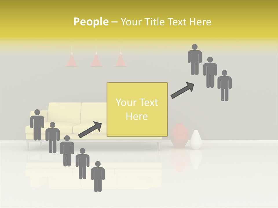 Wall Sofa PowerPoint Template