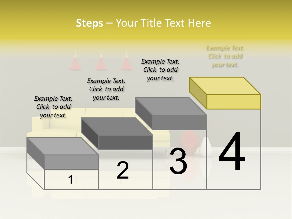 Wall Sofa PowerPoint Template