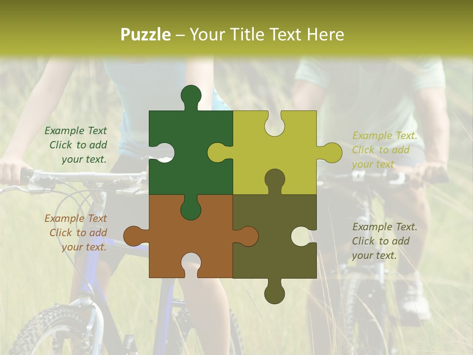 Lac De L Eau D Heure PowerPoint Template