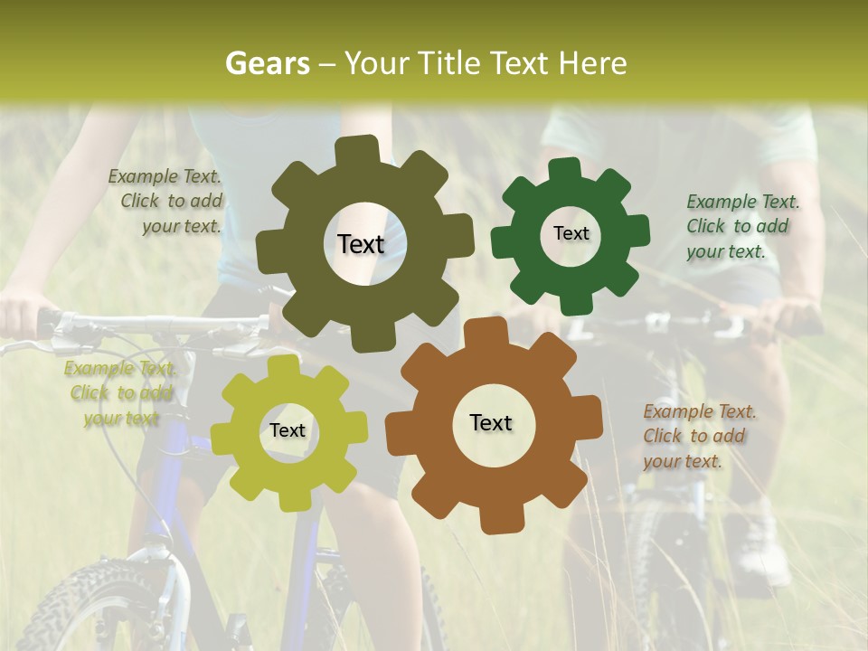 Lac De L Eau D Heure PowerPoint Template