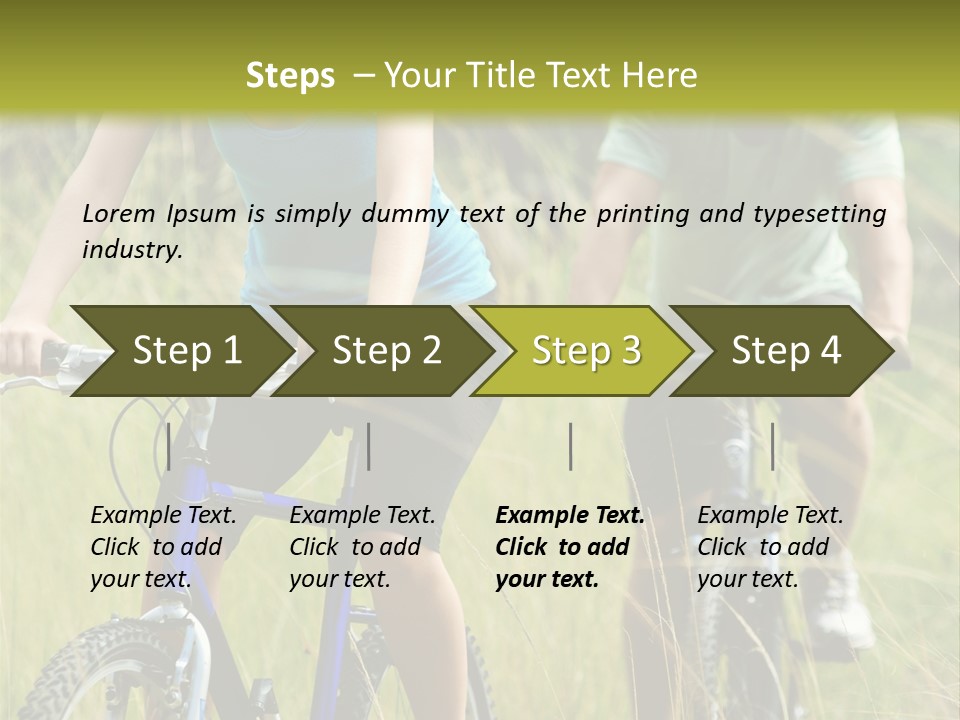 Lac De L Eau D Heure PowerPoint Template