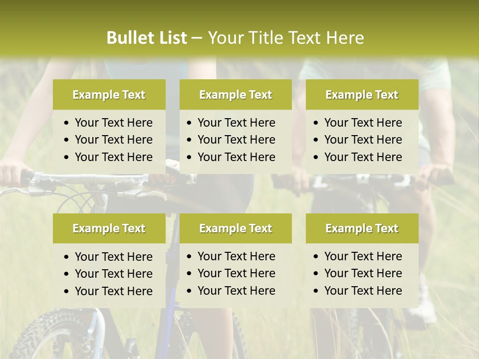 Lac De L Eau D Heure PowerPoint Template