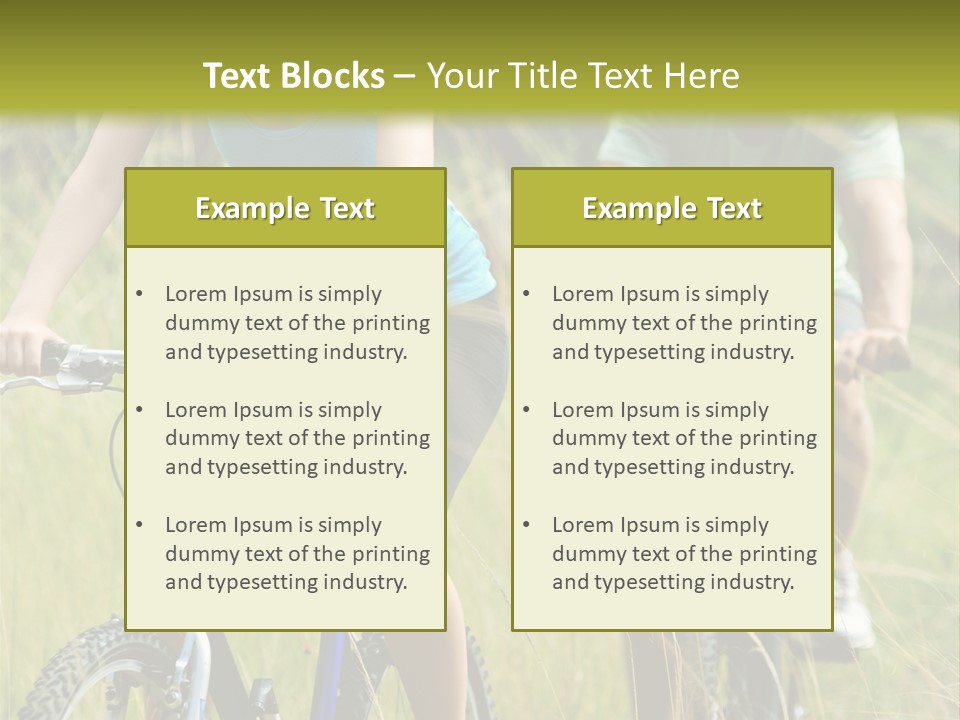 Lac De L Eau D Heure PowerPoint Template