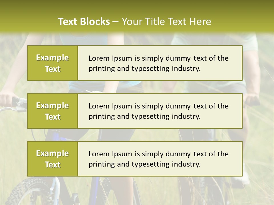 Lac De L Eau D Heure PowerPoint Template