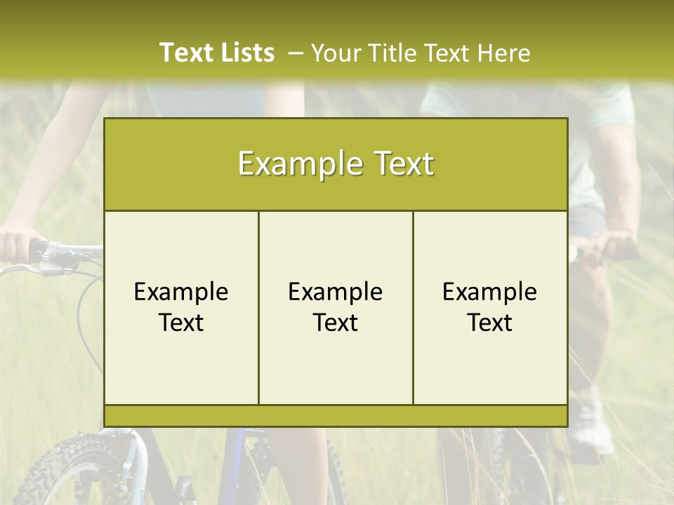 Lac De L Eau D Heure PowerPoint Template