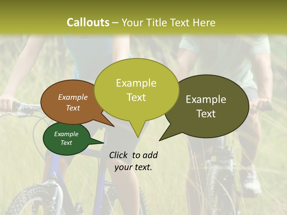 Lac De L Eau D Heure PowerPoint Template