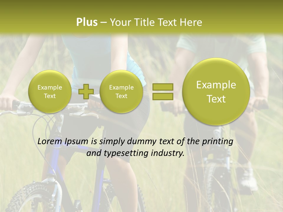 Lac De L Eau D Heure PowerPoint Template