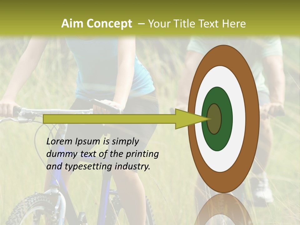 Lac De L Eau D Heure PowerPoint Template