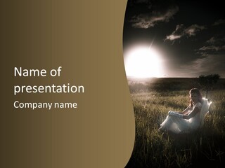 Shiny Smile Angel PowerPoint Template