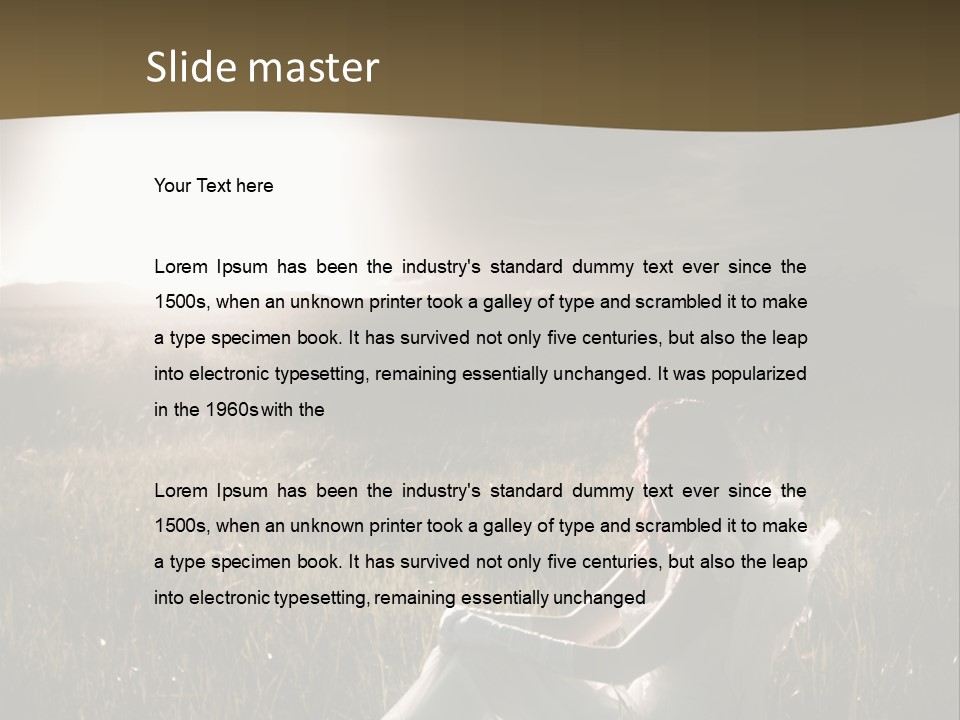 Shiny Smile Angel PowerPoint Template