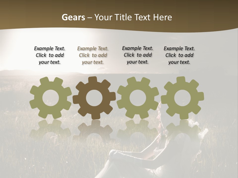 Shiny Smile Angel PowerPoint Template