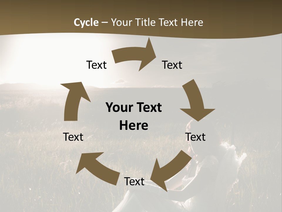 Shiny Smile Angel PowerPoint Template