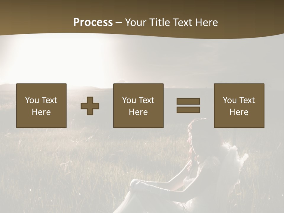 Shiny Smile Angel PowerPoint Template
