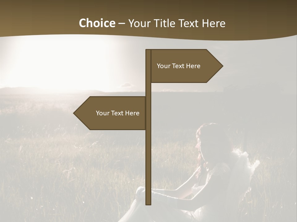 Shiny Smile Angel PowerPoint Template