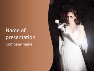 White Attire PowerPoint Template