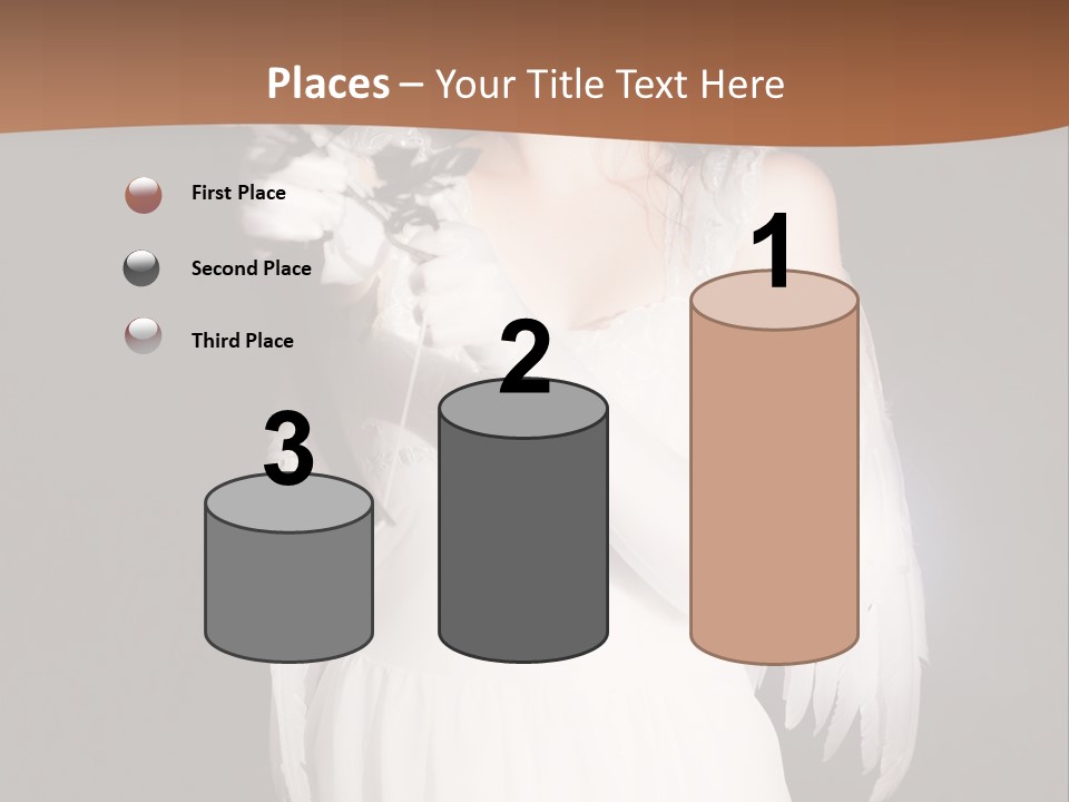 White Attire PowerPoint Template