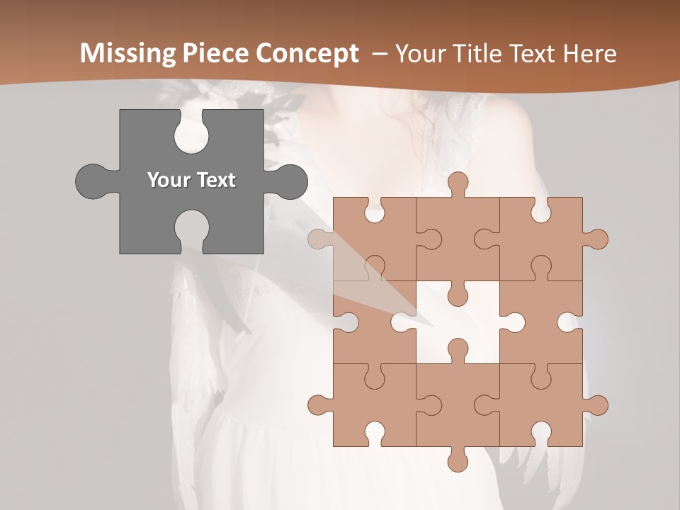 White Attire PowerPoint Template