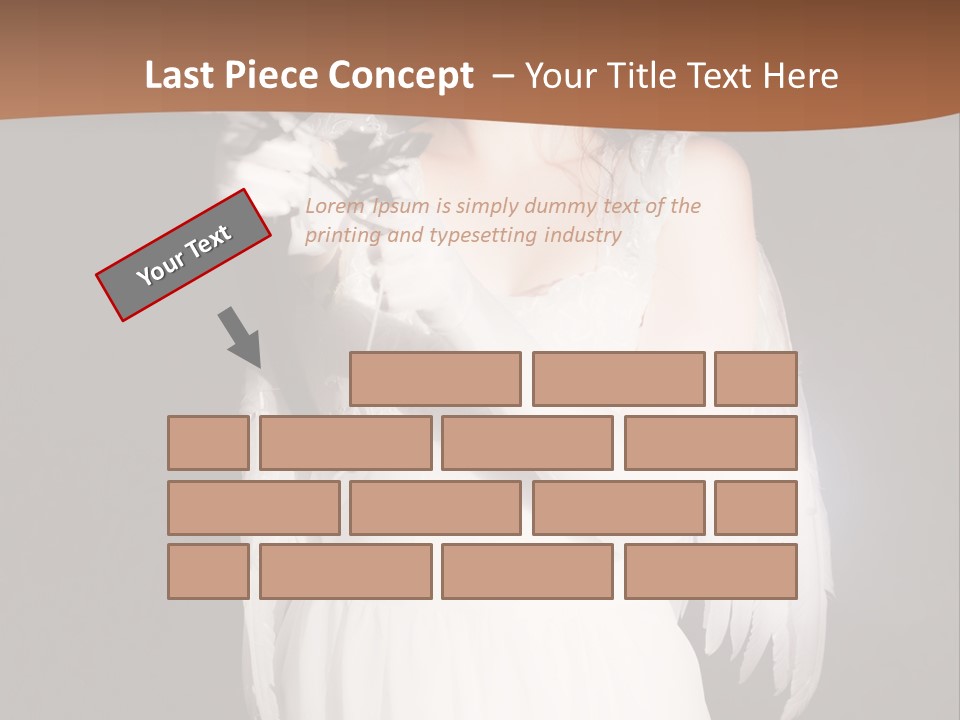 White Attire PowerPoint Template