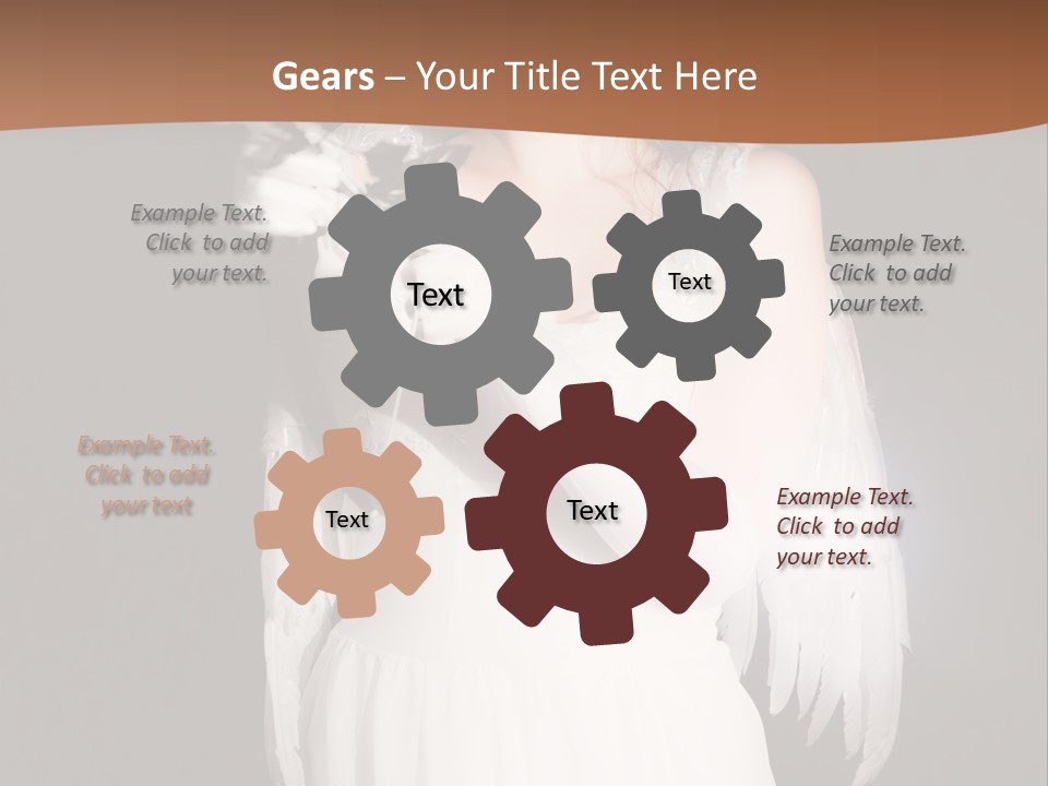 White Attire PowerPoint Template