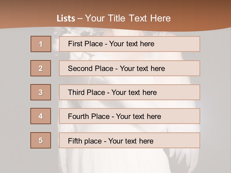 White Attire PowerPoint Template