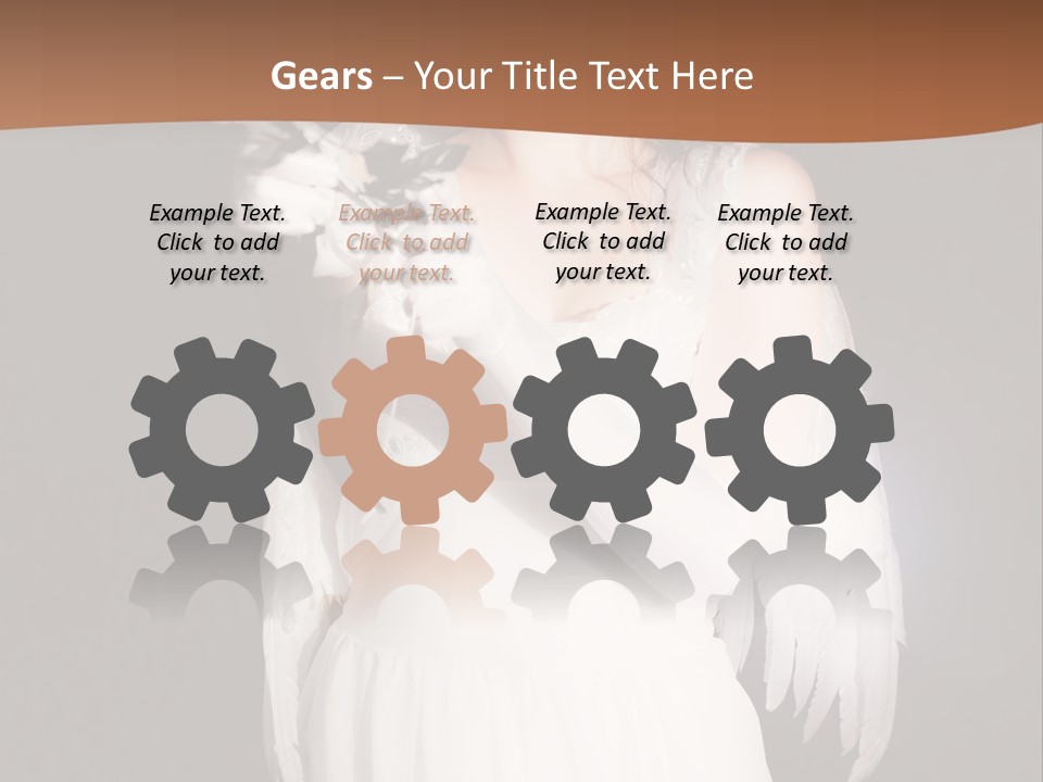 White Attire PowerPoint Template